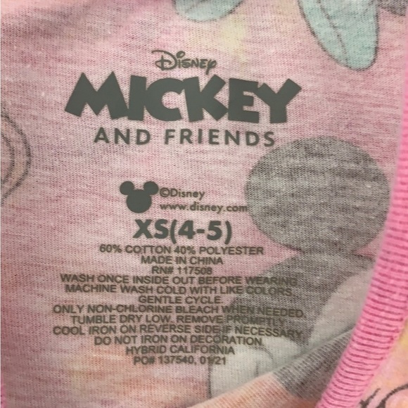 Disney Mickey & Friends Tie Dye Tank for Children - Picture 3 of 3